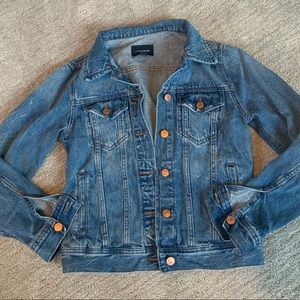 J. Crew classic denim jacket, size XS NWOT